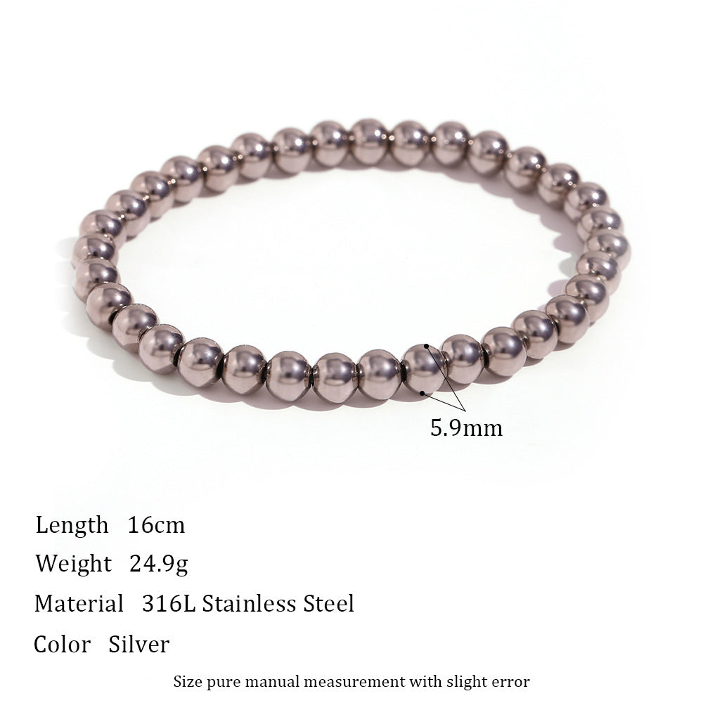 Wholesale Vintage Bead Stainless Steel Bracelet